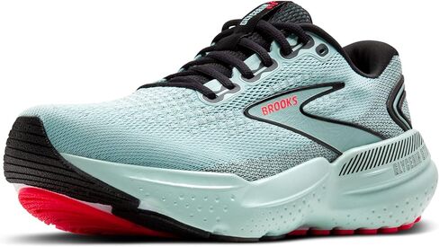 Brooks Women’s Glycerin GTS 21 Supportive Running Shoe - Cloud/Black/Pink - 10 Medium in Saudi Arabia