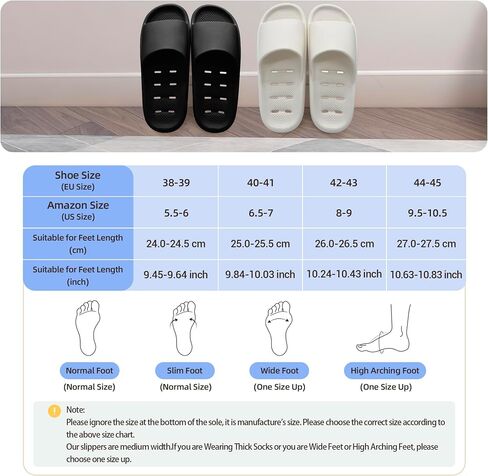 Shower Shoes Women Men, Shower Slippers with Holes,Cloud Slides Quick Drying Non-Slip Slippers Soft Sole Open Toe House Slippers Bathroom Beach Pool Shower Sandals in Saudi Arabia