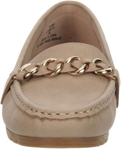 Lizbeth - Women's Slip-On Moc Toe Faux Leather Penny Loafer in Saudi Arabia