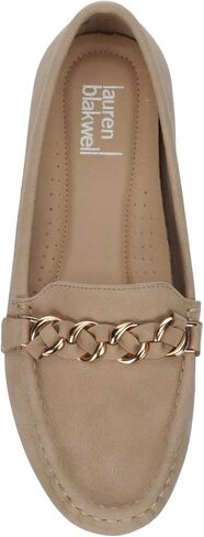 Lizbeth - Women's Slip-On Moc Toe Faux Leather Penny Loafer in Saudi Arabia