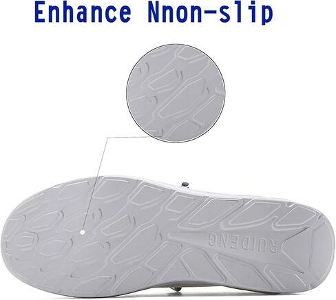 أحذية مشي نسائية بيضاء سهلة الارتداء، أحذية رياضية شبكية للتنفس، وسادة هوائية، دعم قوس القدم، أحذية رياضية للنساء والفتيات، أحذية خفيفة الوزن خفيفة الوزن مضادة للانزلاق، مقاس 8.5 in Kuwait
