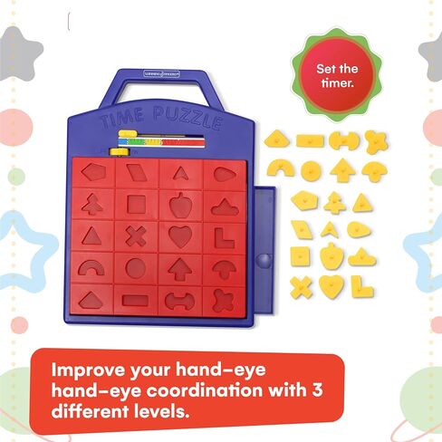 Winning Fingers Shape Toy Puzzle Game – Pop Up Board Game with Shape Puzzles - Two Players Concentration Games Puzzle Board Matching Game - Educational Toy for Kids 3 Years and Older in Saudi Arabia