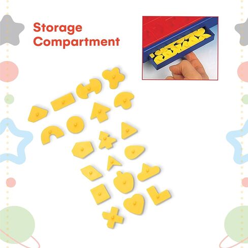 Winning Fingers Shape Toy Puzzle Game – Pop Up Board Game with Shape Puzzles - Two Players Concentration Games Puzzle Board Matching Game - Educational Toy for Kids 3 Years and Older in Saudi Arabia
