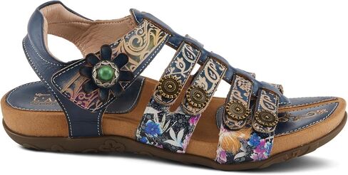 Spring Step L'Artiste Women's ACTIONETTA Artistic Sandals with Multiple Hook and Loop Closures in Saudi Arabia