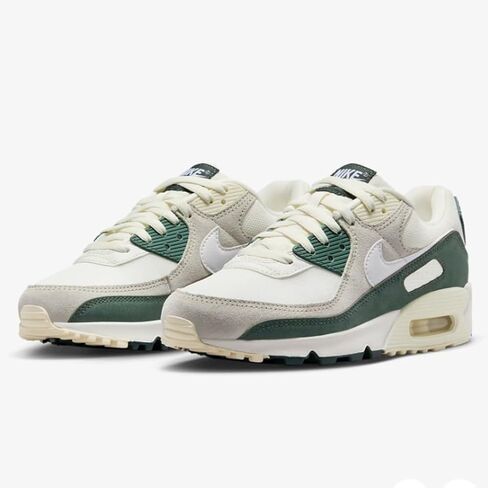 Nike Air Max 90 Women's Shoes (FZ5163-133, SAIL/Vintage Green/Coconut Milk) Size 6.5 in Saudi Arabia