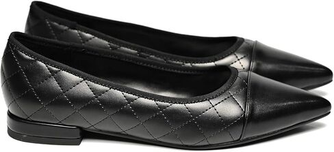 حذاء نسائي كاجوال مسطح من الأمام سهل الارتداء بمقدمة مدببة حذاء باليه مسطح بدرجتين من اللون 0.5 بوصة كعب مسطح منخفض مريح حذاء مسطح أساسي ملون للعمل حذاء مسطح أنيق للسائقين الخريف 4-11 M US in Kuwait