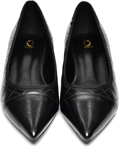 حذاء نسائي كاجوال مسطح من الأمام سهل الارتداء بمقدمة مدببة حذاء باليه مسطح بدرجتين من اللون 0.5 بوصة كعب مسطح منخفض مريح حذاء مسطح أساسي ملون للعمل حذاء مسطح أنيق للسائقين الخريف 4-11 M US in Kuwait