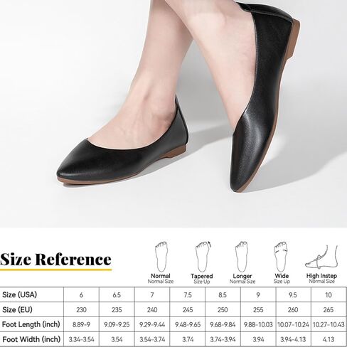 Zelaprox Women's Casual Pointed Toe Ballet Comfort Soft Leather Slip On Cowhide Flats Shoes Work Flats Office Shoes Casual Dressy Shoes in Kuwait