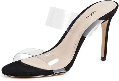 SCHUTZ Women's Ariella Strappy Sandals, Black, 7 Medium US in Saudi Arabia