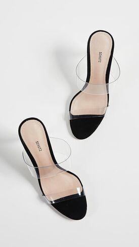 SCHUTZ Women's Ariella Strappy Sandals, Black, 7 Medium US in Saudi Arabia