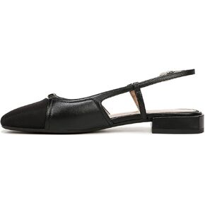 Sam Edelman Women's Kara Ballet Flat, Black Leather, 7.5