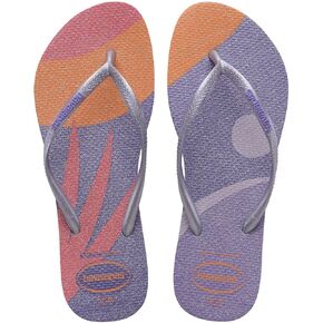 Havaianas Slim Palette Glow Flip Flop Sandal Quiet Lilac 41/42 Brazil (US Men's 9/10, Women's 11/12) M