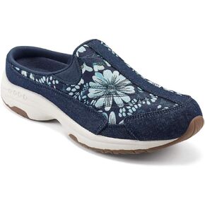 Easy Spirit Travel Time Women's Slip On 7.5 B(M) US Dark Denim-Floral
