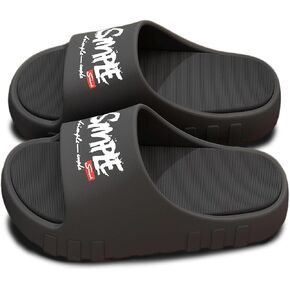 Cloud Slides for Women Men Thick Sole Pillow Slippers Non Slip Shower Bath Platform Foam Sandals for Indoor Outdoor House Pool