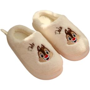 شباشب نسائية من القطيفة من مجموعة ديزني تشيب آند ديل من مينيسو - مريحة وأنيقة in Kuwait