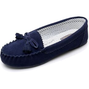 Moccasin Slippers for Women Flat Casual Comfortable Loafer Shoes Womens Moccasin Slippers Spring Driving Moccasins Shoes