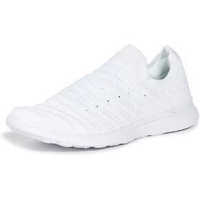 Women's Techloom Wave Sneakers, White/White, 10 Medium US