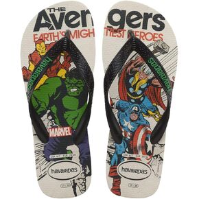 Havaianas Women Top Marvel Classics Sandal, Beige, 7/8