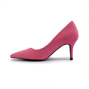 Women's Colorful Denim Walkers Stiletto Heel Dress Pump Shoes