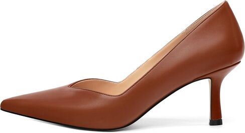 Women's Pumps, Pointed Closed Toe Kitten Heels for Women, Comfortable Mid Heel Women's Dress Shoes in Saudi Arabia