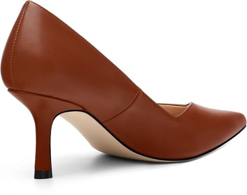 Women's Pumps, Pointed Closed Toe Kitten Heels for Women, Comfortable Mid Heel Women's Dress Shoes in Saudi Arabia