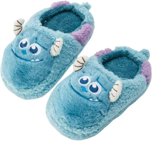 شبشب MINISO Disney Pixar James Sullivan النسائي الفخم لغرفة النوم في الأماكن المغلقة، حذاء منزلي مع نعل مطاطي مضاد للانزلاق للسيدات in Kuwait