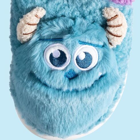 شبشب MINISO Disney Pixar James Sullivan النسائي الفخم لغرفة النوم في الأماكن المغلقة، حذاء منزلي مع نعل مطاطي مضاد للانزلاق للسيدات in Kuwait