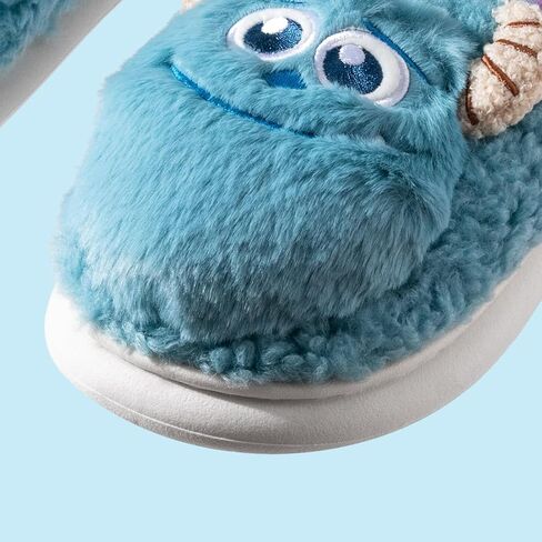 شبشب MINISO Disney Pixar James Sullivan النسائي الفخم لغرفة النوم في الأماكن المغلقة، حذاء منزلي مع نعل مطاطي مضاد للانزلاق للسيدات in Kuwait