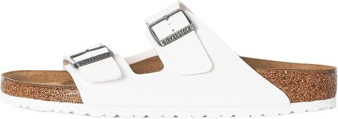Birkenstock Women's Arizona Birko-Flo White Birko-Flor Sandals - 42 R EU (US Men EU's 9-9.5, US Women EU's 11-11.5) in Saudi Arabia