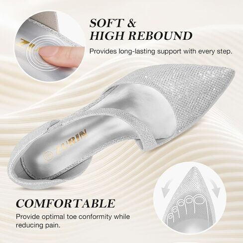 Women's Closed Toe Dress Pumps Shoes Pointed Toe Comfortable Stiletto Heels for Work Office Wedding Dancing in Saudi Arabia