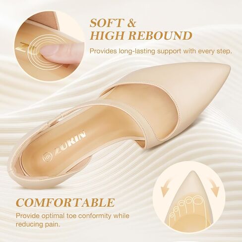 Women's Closed Toe Dress Pumps Shoes Pointed Toe Comfortable Stiletto Heels for Work Office Wedding Dancing in Saudi Arabia