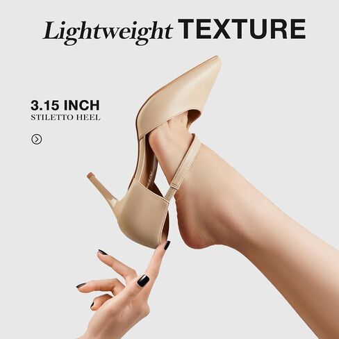 Women's Closed Toe Dress Pumps Shoes Pointed Toe Comfortable Stiletto Heels for Work Office Wedding Dancing in Saudi Arabia