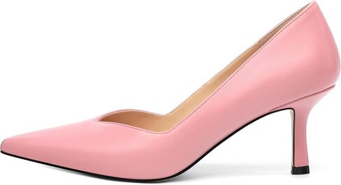 Women's Pumps, Pointed Closed Toe Kitten Heels for Women, Comfortable Mid Heel Women's Dress Shoes in Saudi Arabia