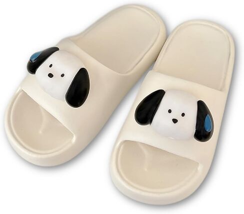 Women’s Cute Summer Slides Cartoon Dog Non-Slip Shower Slippers in Saudi Arabia