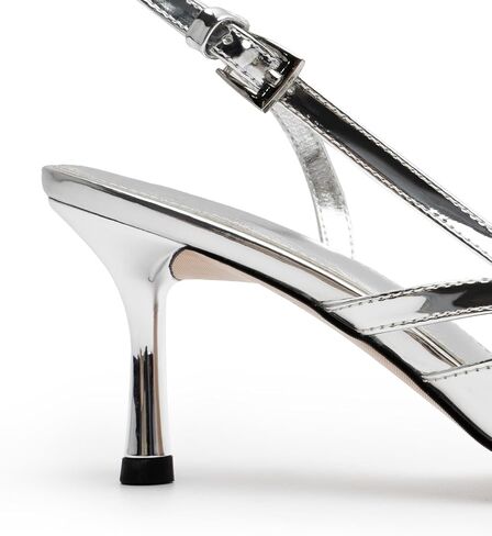 Kitten Heels for Women Pointed Toe Slingback Heels Closed Toe Low Heel Wedding Dress Pumps with Buckles in Saudi Arabia