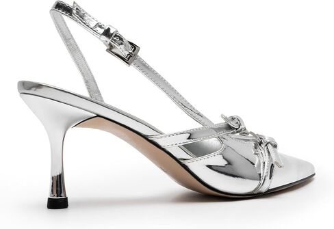 Kitten Heels for Women Pointed Toe Slingback Heels Closed Toe Low Heel Wedding Dress Pumps with Buckles in Saudi Arabia