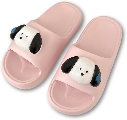 Women’s Cute Summer Slides Cartoon Dog Non-Slip Shower Slippers in Saudi Arabia