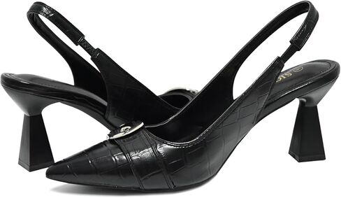 Slingback Kitten Heels for Women Closed Pointed Toe Pumps Dress Shoes with Buckle Strap Comfortable Slip On Sandal Heels for Work Party Wedding in Kuwait