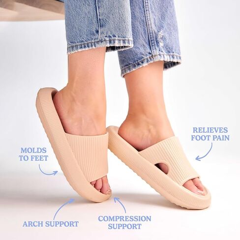 Pillow Slides for Women and Men | The Official Ergonomic Slippers | Plantar Fasciitis | Foot Pain Relief | Comfy and Versatile | Lightweight in Saudi Arabia