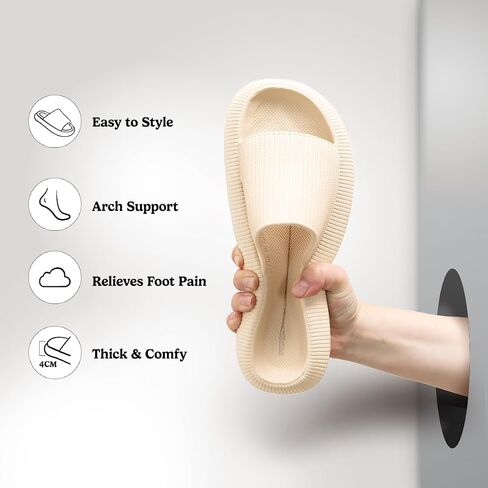 Pillow Slides for Women and Men | The Official Ergonomic Slippers | Plantar Fasciitis | Foot Pain Relief | Comfy and Versatile | Lightweight in Saudi Arabia