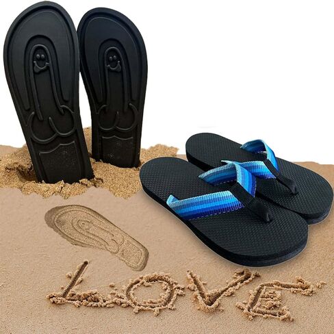 Hidden Shaped Flops Flip Flops Funny Prank Slippers for Adults Flip-Flop Sandals for Summer Fun Quick-Dry Durable Sole Creative Novelty Gag Gifts for Beach Parties Boating in Saudi Arabia