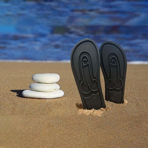 Hidden Shaped Flops Flip Flops Funny Prank Slippers for Adults Flip-Flop Sandals for Summer Fun Quick-Dry Durable Sole Creative Novelty Gag Gifts for Beach Parties Boating in Saudi Arabia