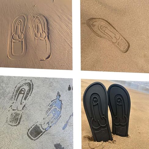 Hidden Shaped Flops Flip Flops Funny Prank Slippers for Adults Flip-Flop Sandals for Summer Fun Quick-Dry Durable Sole Creative Novelty Gag Gifts for Beach Parties Boating in Saudi Arabia