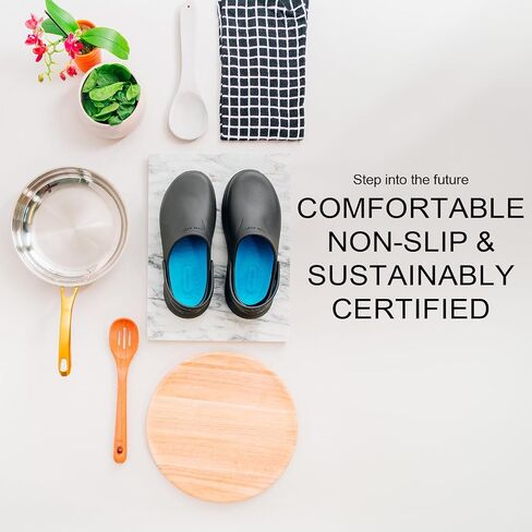 ECO Frontline Pro Unisex Clogs w/Back Strap - Arch Support, Non-slip Shoes, Lightweight Sandals, Slip On Nursing Shoes, Work Mules, Work Shoes for Adult, Men & Women in Saudi Arabia