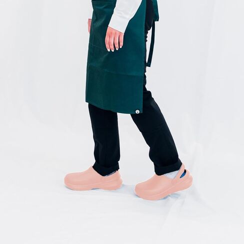 ECO Frontline Pro Unisex Clogs w/Back Strap - Arch Support, Non-slip Shoes, Lightweight Sandals, Slip On Nursing Shoes, Work Mules, Work Shoes for Adult, Men & Women in Saudi Arabia