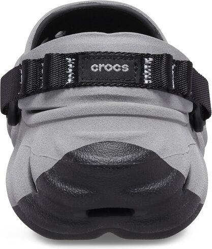 Crocs Unisex-Adult Echo Clog, Black/Reflective, 18 Women/16 Men in Saudi Arabia