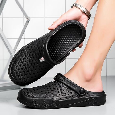 Unisex Garden Clogs Shoes Comfy Slippers Sandals Shower Beach Shoes Ultralight for Women Men in Saudi Arabia