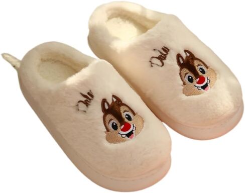 شباشب نسائية من القطيفة من مجموعة ديزني تشيب آند ديل من مينيسو - مريحة وأنيقة in Kuwait