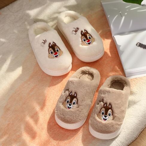 شباشب نسائية من القطيفة من مجموعة ديزني تشيب آند ديل من مينيسو - مريحة وأنيقة in Kuwait