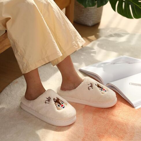 شباشب نسائية من القطيفة من مجموعة ديزني تشيب آند ديل من مينيسو - مريحة وأنيقة in Kuwait